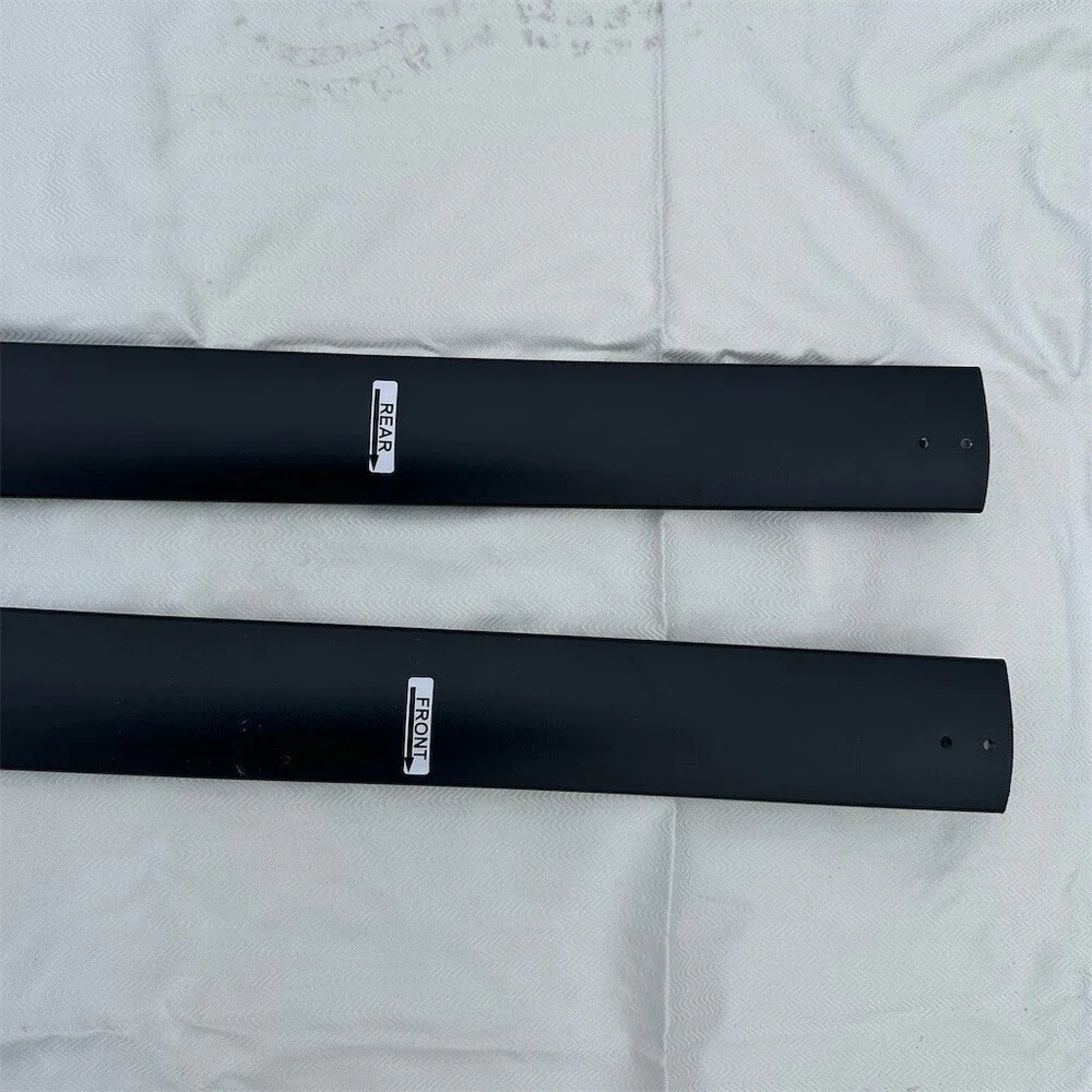 Universal Roof Rack Cross Bars Set Black Cargo Carrier Front Rear